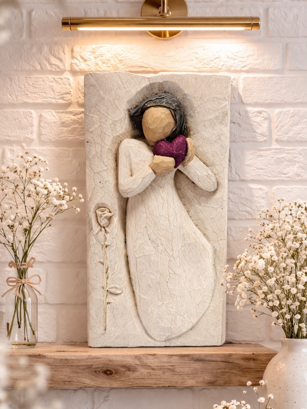 Willow Tree Vintage From The Heart Plaque Artist Susan Lordi 2002